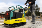 Plaque Vibrante Ammann APR 30/50 (DIESEL Hatz) - Démarrage Électrique et kit roues - Largeur de compactage: 500 mm
