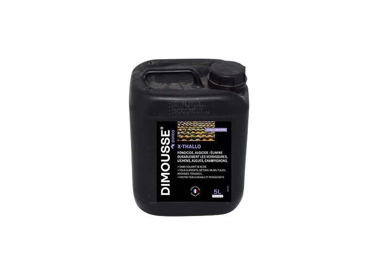 DIMOS - DIMOUSSE concentré X-thallo anti-mousses, algues, lichens - bidon de 5 litres
