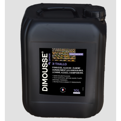 DIMOS - DIMOUSSE concentré X-THALLO anti-mousses, algues, lichens - bidon de 10 litres