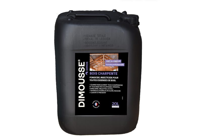 DIMOS - DIMOUSSE Traitement bois charpente insecte xylophage - bid. 20 litres