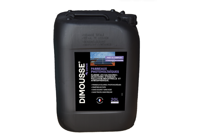 DIMOS - DIMOUSSE Nettoyant panneau photovoltaïque  - bidon de 20 litres