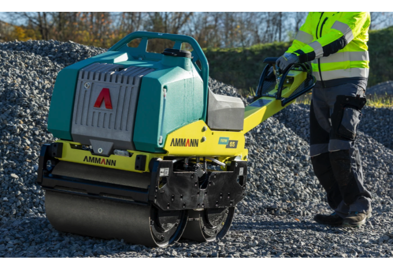 Rouleau à guidage manuel Ammann ARW 65 - Moteur HATZ Diesel - Machine 2 en 1- Compactage expert, sans effort