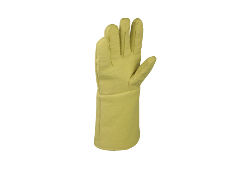 DELTA PLUS - Gant coupé cousu paume textile / dos textile - Longueur :  360   mm  - Taille Unique - Couleur Jaune DELTA PLUS - Gant coupé cousu paume textile / dos textile - Longueur :  360   mm  - Taille Unique - Couleur Jaune