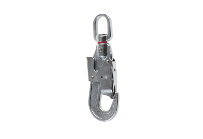 Détail mousqueton automatique de l'ARA sangle PROTECTOR TETRA AN14006T Delta Plus verrouillage sécurisé