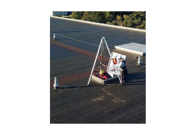 Trépied antichute sauvetage TRA20 certifié EN795 Type B TS16415 Catégorie III 3 utilisateurs empattement 1,89 m Delta Plus