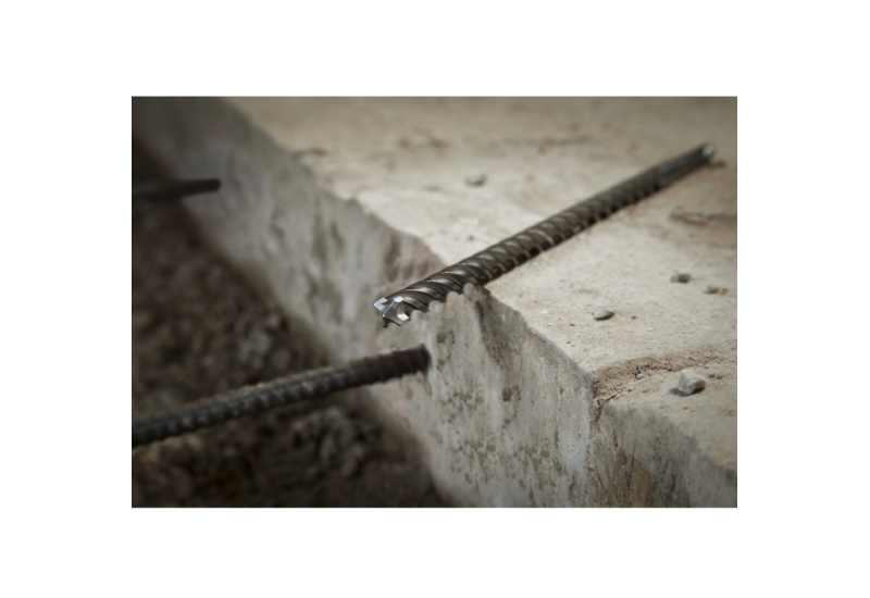 Foret Milwaukee SDS Plus MX4 16x160 - Perçage Béton Armé Précis Foret Milwaukee SDS Plus MX4 16x160 - Perçage Béton Armé Précis