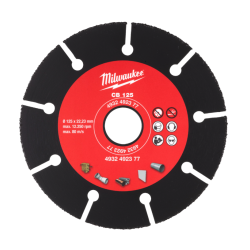 Disque Carbure 125mm Milwaukee pour Bois, Placo & Plastique