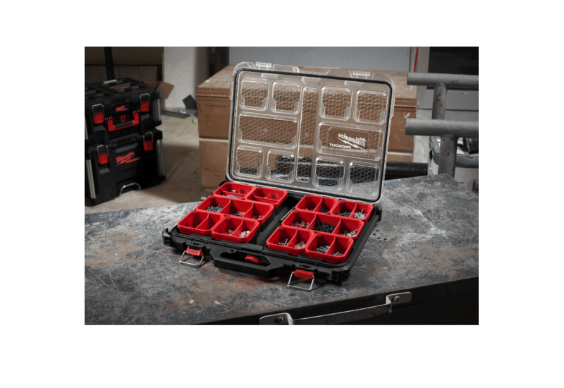 Organiseur Slim Milwaukee PACKOUT - Rangement Pro Modulaire -  64 x 500 x 414mm Organiseur Slim Milwaukee PACKOUT - Rangement Pro Modulaire -  64 x 500 x 414mm