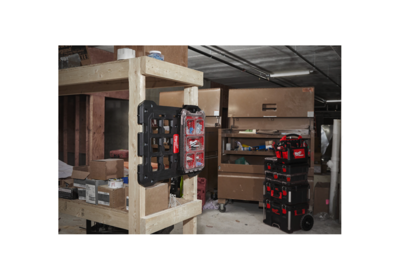 Milwaukee PACKOUT Organiseur Compact IP65 - Durabilité Chantier -  117 x 249 x 386 mm