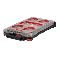Organiseur Milwaukee PACKOUT Compact Slim pour artisans pros -  64 x 249 x 411 mm