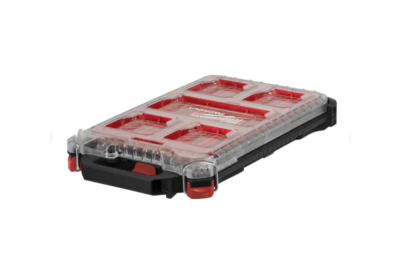Organiseur Milwaukee PACKOUT Compact Slim pour artisans pros -  64 x 249 x 411 mm Organiseur Milwaukee PACKOUT Compact Slim pour artisans pros -  64 x 249 x 411 mm