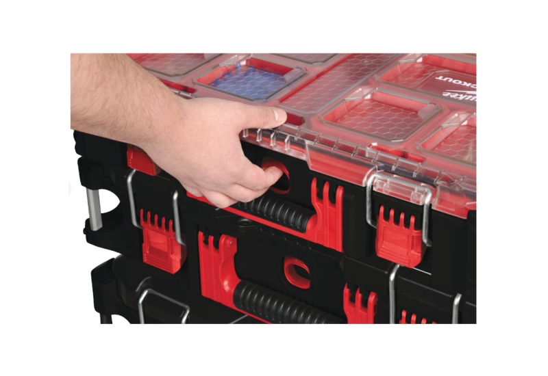 Organiseur Milwaukee PACKOUT Compact Slim pour artisans pros -  64 x 249 x 411 mm Organiseur Milwaukee PACKOUT Compact Slim pour artisans pros -  64 x 249 x 411 mm