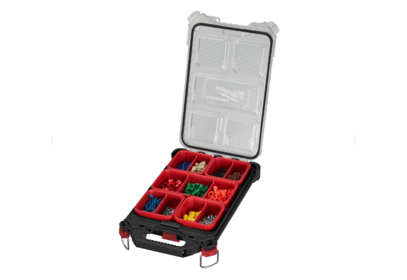 Organiseur Milwaukee PACKOUT Compact Slim pour artisans pros -  64 x 249 x 411 mm Organiseur Milwaukee PACKOUT Compact Slim pour artisans pros -  64 x 249 x 411 mm