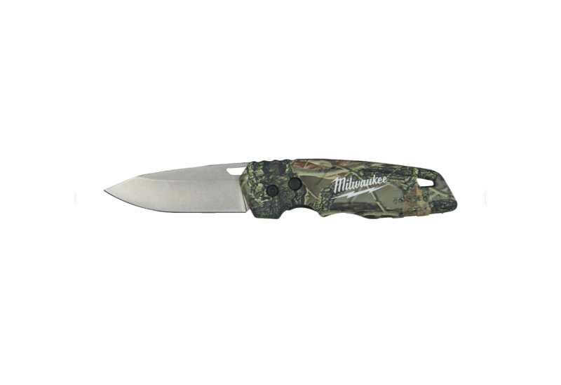 Couteau Milwaukee Fastback Camouflage - Ouverture 1 Main pour Pros Couteau Milwaukee Fastback Camouflage - Ouverture 1 Main pour Pros