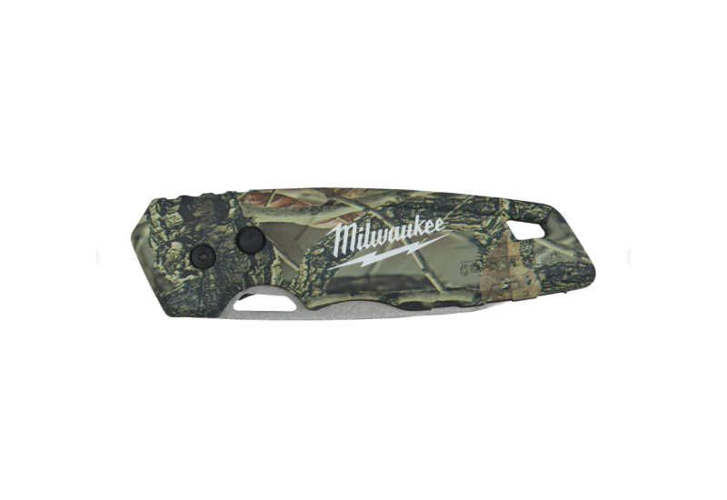 Couteau Milwaukee Fastback Camouflage - Ouverture 1 Main pour Pros Couteau Milwaukee Fastback Camouflage - Ouverture 1 Main pour Pros
