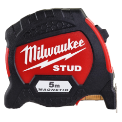 Mètre ruban Milwaukee STUD Gen 2 5m Magnétique pour Chantier