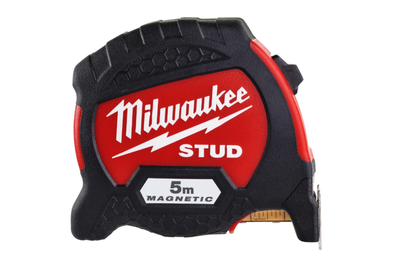 Mètre ruban Milwaukee STUD Gen 2 5m Magnétique pour Chantier Mètre ruban Milwaukee STUD Gen 2 5m Magnétique pour Chantier