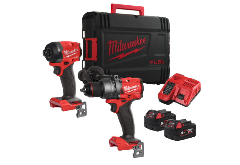 Pack MILWAUKEE M18 FPP2A3-502X - 2 Outils FUEL 18V 5.0Ah Pro