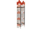 CENTAURE - Échelle de toit aluminium 6,60m - entraxe 330mm - avec crochet de faitage CENTAURE - Échelle de toit aluminium 6,60m - entraxe 330mm - avec crochet de faitage
