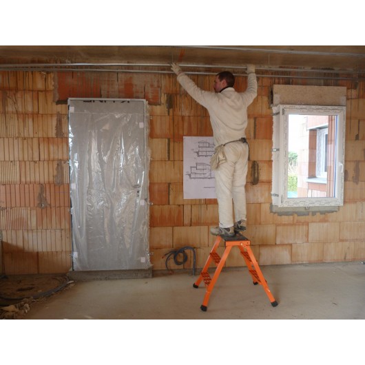 Mondelin LESCABO : Marchepied Pliant Aluminium 3 Marches (70cm) - Ultra-Robuste & Made in France