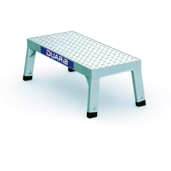 DUARIB - Marchepied MODULO STEP - 1 marche - hauteur de travail maximum : 2.20m - aluminium
