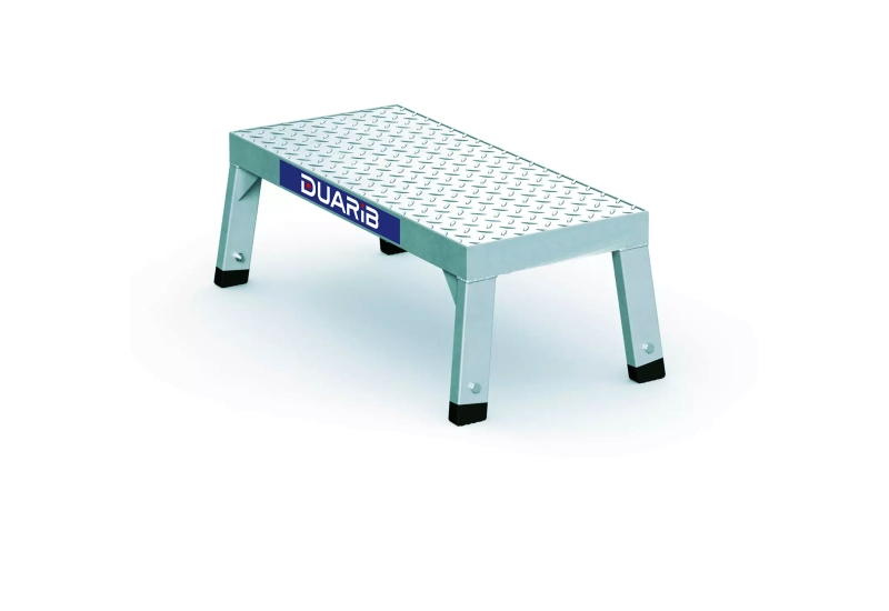 DUARIB - Marchepied MODULO STEP - 1 marche - hauteur de travail maximum : 2.20m - aluminium DUARIB - Marchepied MODULO STEP - 1 marche - hauteur de travail maximum : 2.20m - aluminium