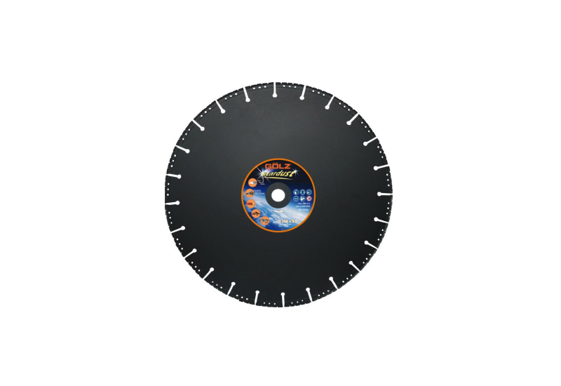 Disque Diamant Stardust GÖLZ ø300 - Coupe Rapide (Acier, Fonte, PVC) - Alésage: 20mm