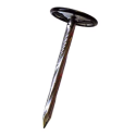 Clou Calotin Torsadé 50x2.7mm - Fixation Zinguerie Experte - Boite de 250