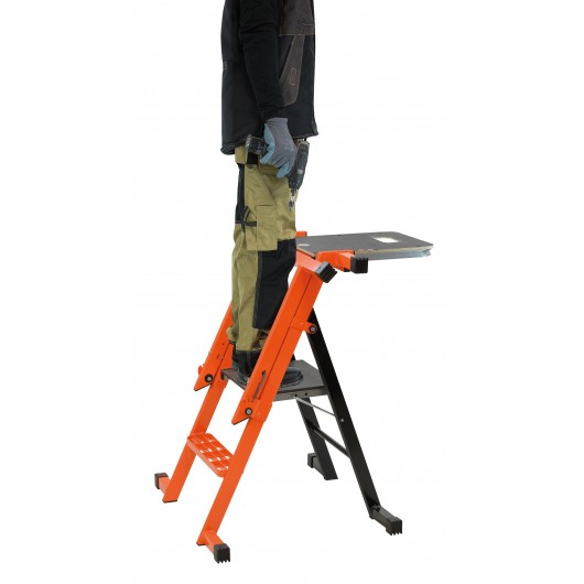 Mondelin MULTI : Marchepied Multifonction 4 en 1 Ultra-Polyvalent