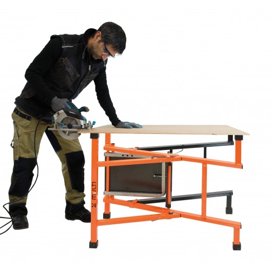 Mondelin MULTI : Marchepied Multifonction 4 en 1 Ultra-Polyvalent