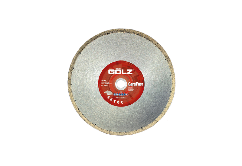 Disque GÖLZ CeraFast ø250 - Coupe Nette Grès Cérame & Faïence - Alésage: 25,4mm
