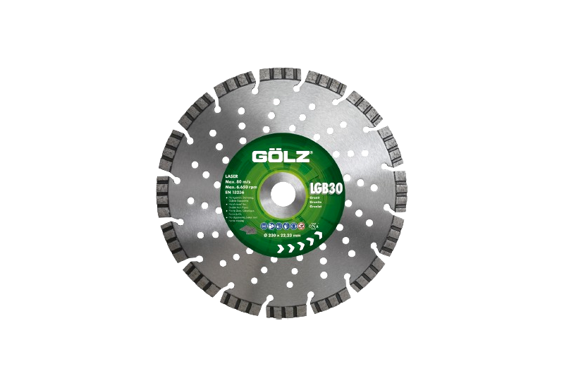 Disque Diamant GOLZ LGB30 125mm - Performance Pro Granit Dur - Alésage: 22,23 mm