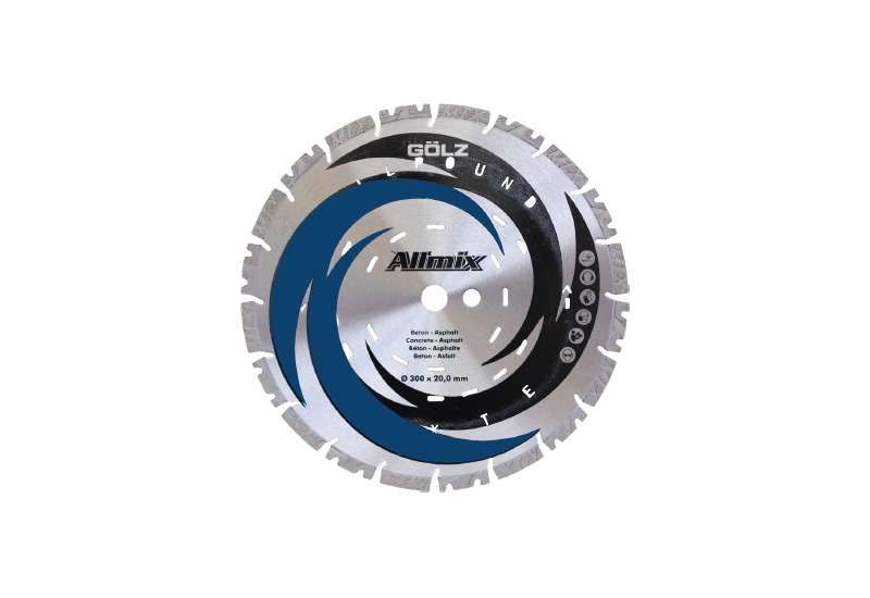 Disque Diamant GOLZ ALLMIX 350mm - Pro pour Béton & Asphalte - Alésage: 25,4 mm
