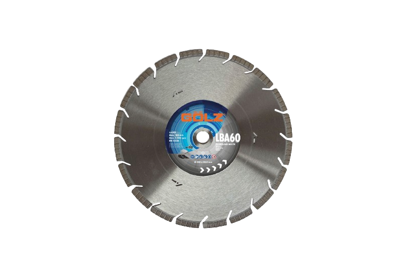 Disque Diamant GOLZ LBA60 ø350 - Coupe Rapide Béton & Asphalte - Alésage: 20 mm