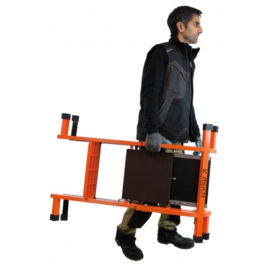 Mondelin MULTI : Marchepied Multifonction 4 en 1 Ultra-Polyvalent