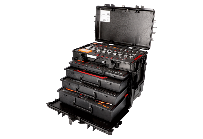 BAHCO - Kit d’outils pr maintenance générale dans mallette rigide usage intensif - 162pc