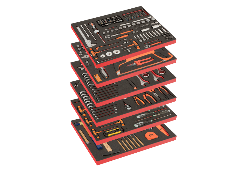 BAHCO – Servante 7 tiroirs + 346 outils à usage général