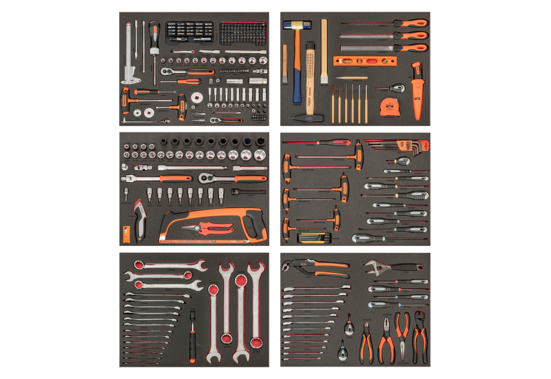 BAHCO – Servante 7 tiroirs + 346 outils à usage général