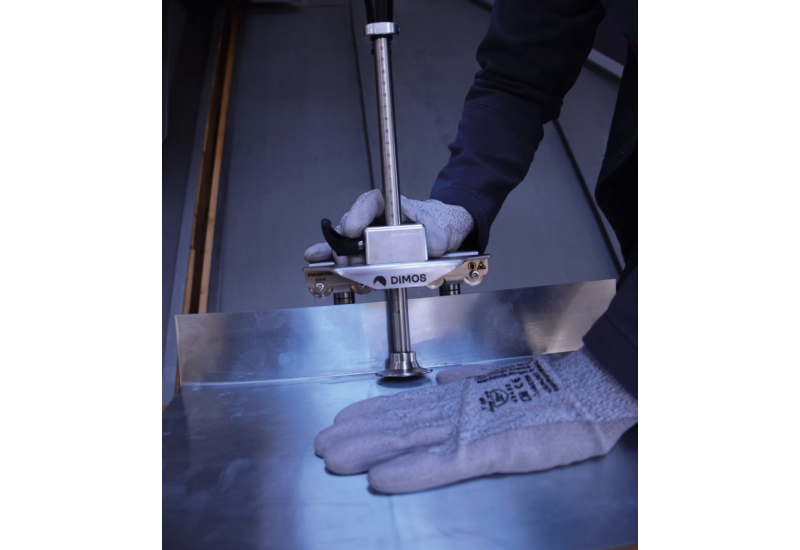 Plieuse à galets B19.2 - 2 bras - 220mm - avec évaseur Ø75mm - DIMOS