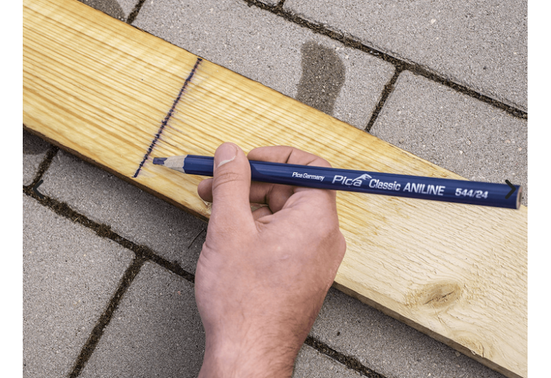 Lot 100 Crayons Aniline PICA 544 - Marquage fort contraste sur bois humide