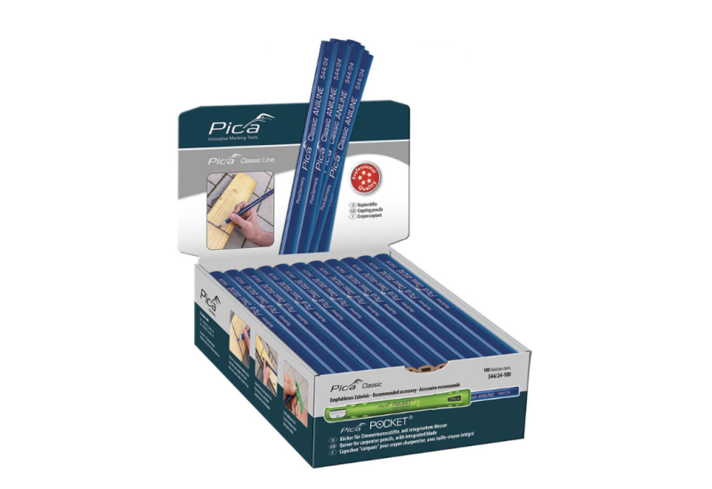 Lot 100 Crayons Aniline PICA 544 - Marquage fort contraste sur bois humide