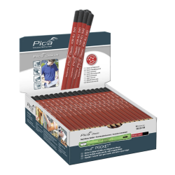 PICA - Boîte de 100 crayons triangulaires marquage universels - Mine graphite 2B