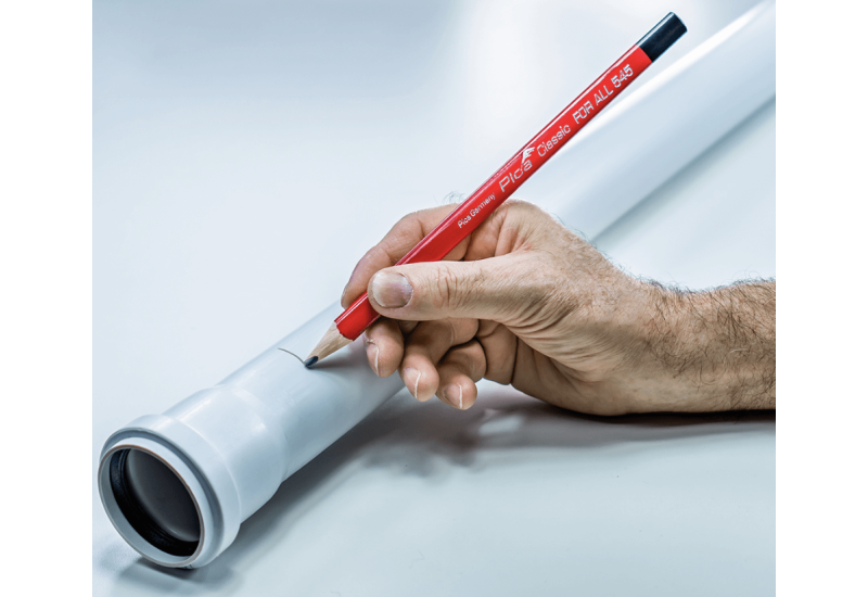 Crayon Universel Triangulaire PICA 23cm (x10) pour Artisans