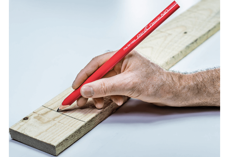 Boîte de 100 crayons charpentier PICA Classic 540 - 24cm - Mine en graphite 2H