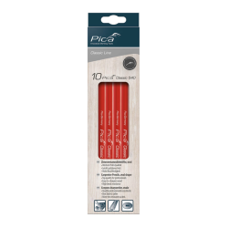 Crayon Charpentier PICA 540 (lot de 10) - Mine 2H pour Traçage Précis