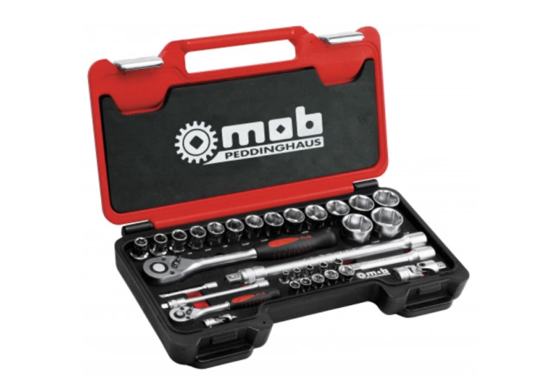 MOB Coffret Mixte 33 Pièces : Douilles Pouces & Cliquets Précision