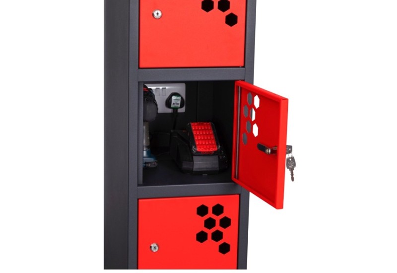 Armorgard PowerStation PWS12K-EU : Casier de Charge 12 Portes Sécurisées