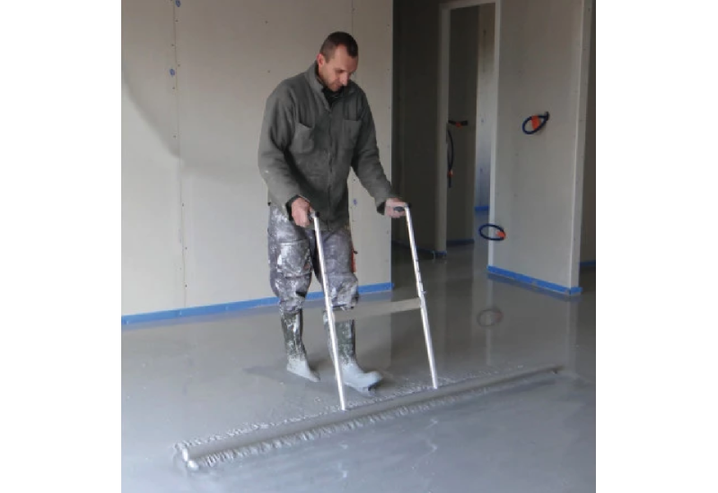 MONDELIN Barre à Débuller : Lisseuse Aluminium 2m Ergonomique ( Diamètre 50 mm)