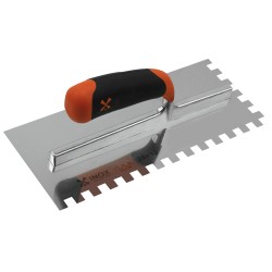 MONDELIN Platoir BIMAT Denté Carré 10x10x10 mm : Maîtrise et Confort Inox Pro