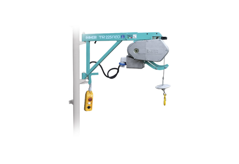 IMER TR 225 NEO (Réf. 0306120B) : Treuil 200kg Rapide avec Télécommande 5m